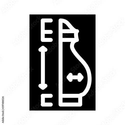 jug drawing glyph icon vector illustration black