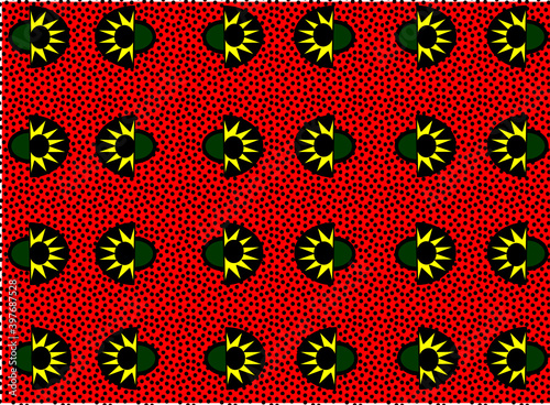seamless pattern with flowers