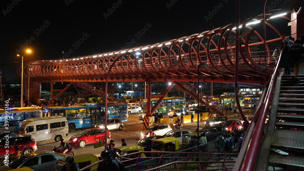 Fototapeta premium Trafik in India 