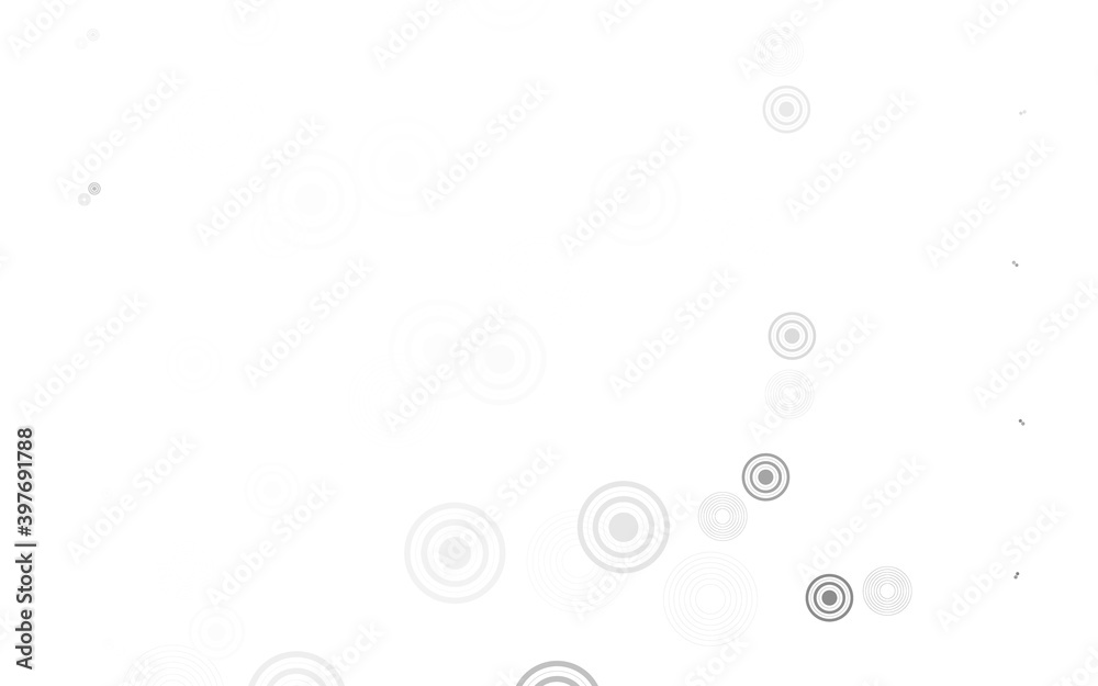 Light Gray vector template with circles.