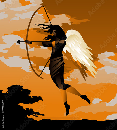 greek mythology eros cupid love god photo
