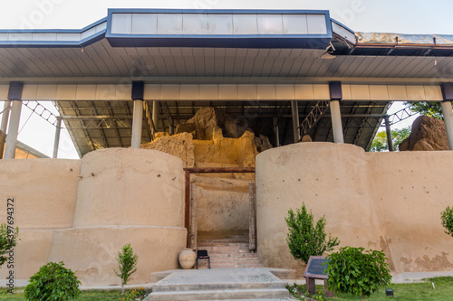 Ruins of the ancient settlement Ming Urik in Tashkent, Uzbekistan