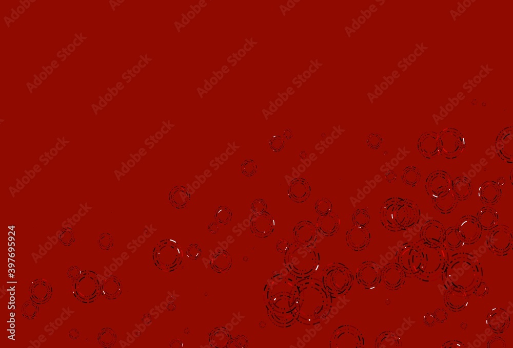Light Green, Red vector texture with disks. Light Green, Red vector texture with disks.