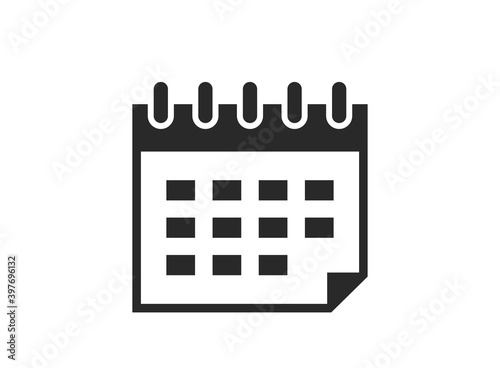 calendar icon. infographic element and business symbol for web design