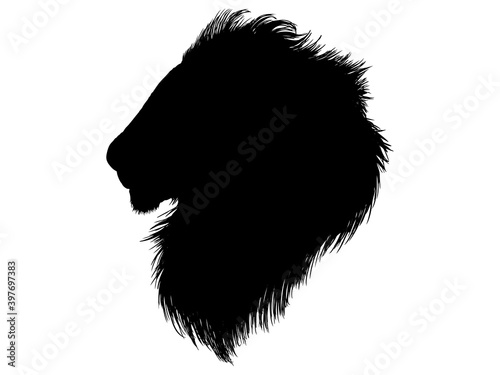 ライオンシルエット_2