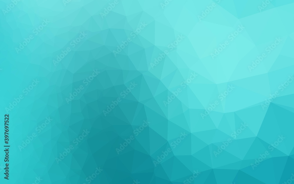 Obraz premium Light BLUE vector low poly texture.