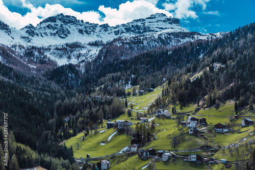 italian mountains in the summer