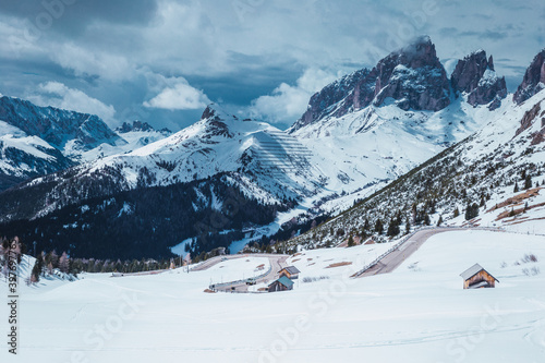 small village in the mountains