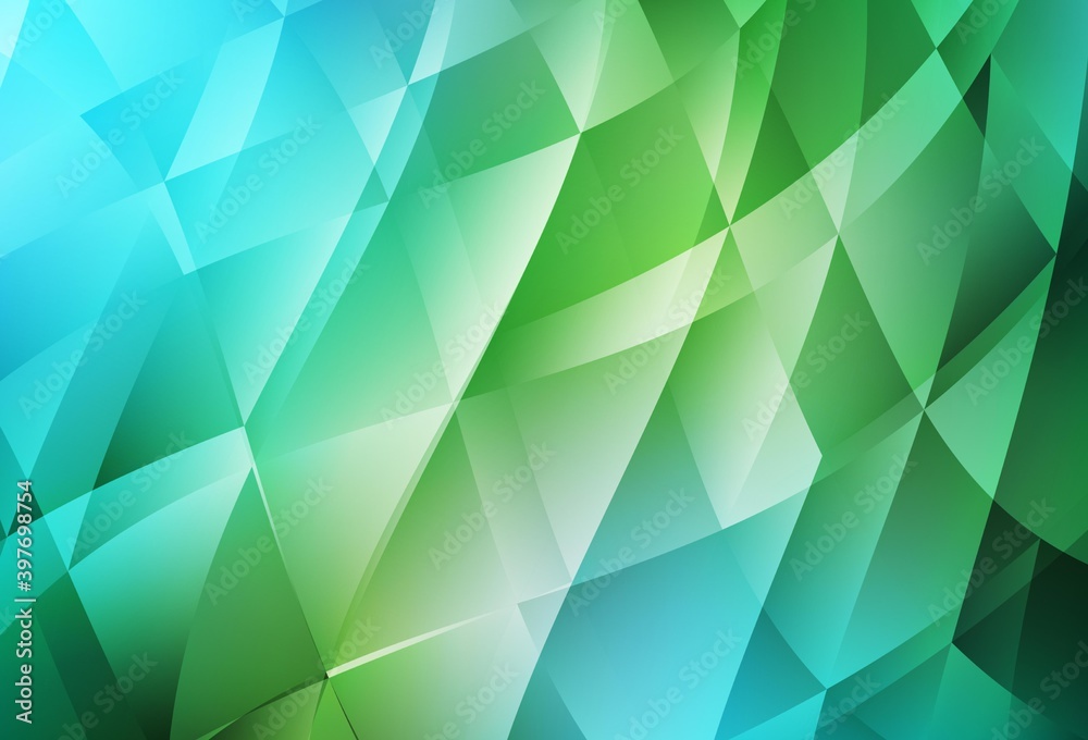 Light Blue, Green vector abstract mosaic backdrop. Light Blue, Green vector abstract mosaic backdrop.