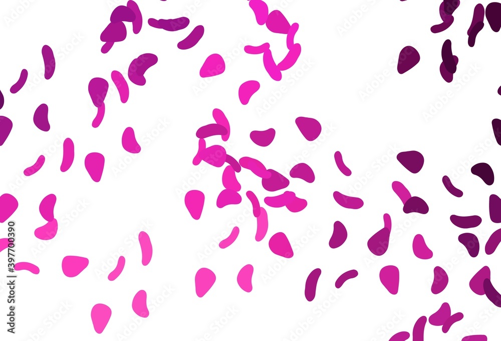 Light Pink vector background with abstract forms. Light Pink vector background with abstract forms.