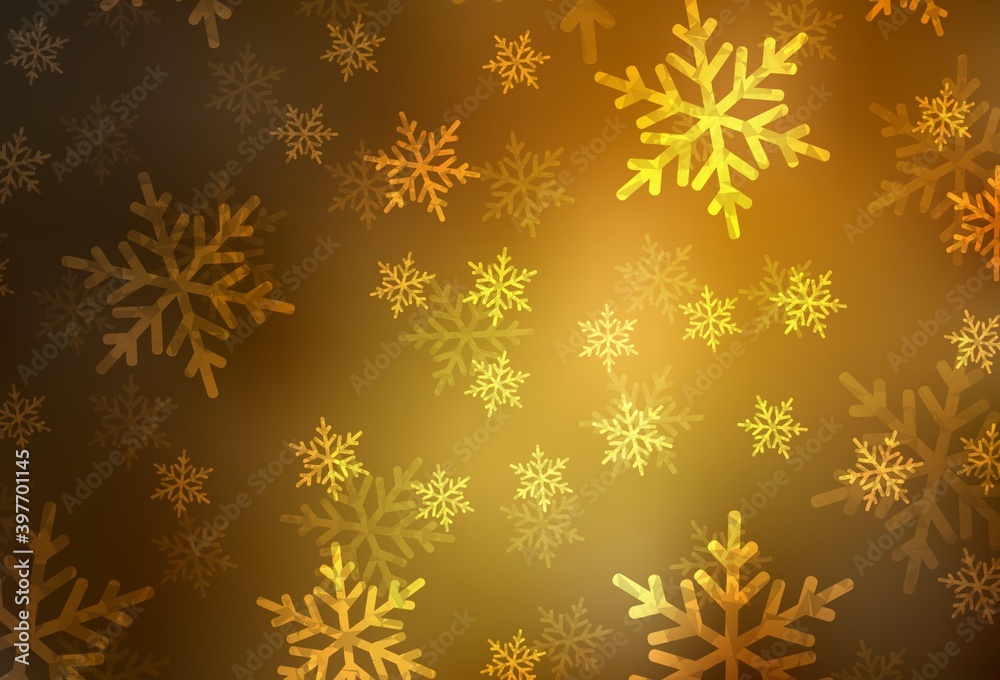 Dark Orange vector layout in New Year style. Dark Orange vector layout in New Year style.