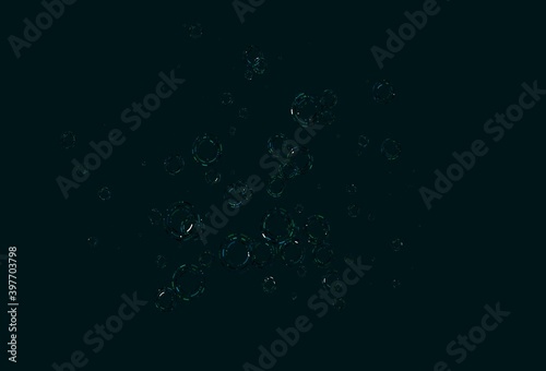 Light Blue, Green vector backdrop with dots.