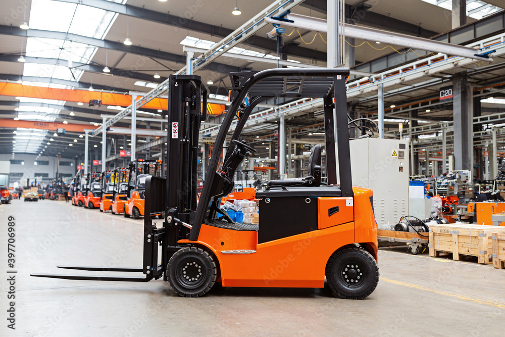 The warehouse full of goods, boxes and shelves. Industrial background container plant manufacturing manufacture production paperboard business deal The warehouse full of goods, boxes and shelves. Industrial background container plant manufacturing manufacture production paperboard business deal