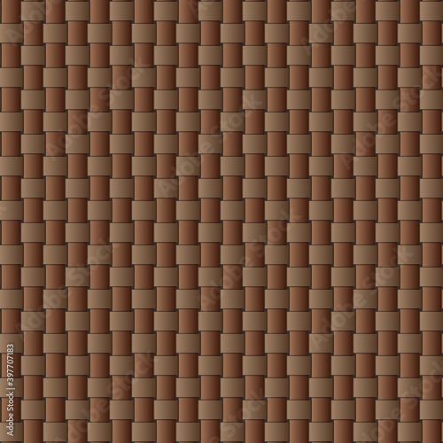 The Seamless Leather Weaving Style Pattern