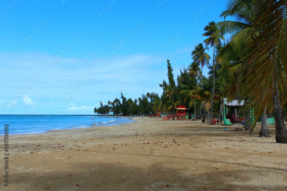 Obraz premium Luquillo Beach, Puerto Rico