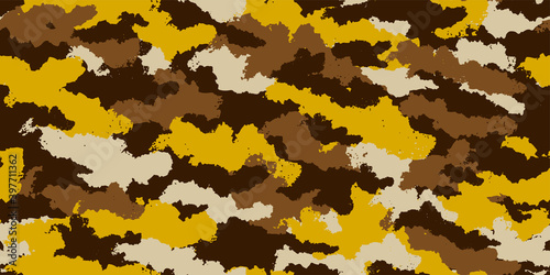 Camouflage background. Seamless pattern.Vector. 迷彩パターン