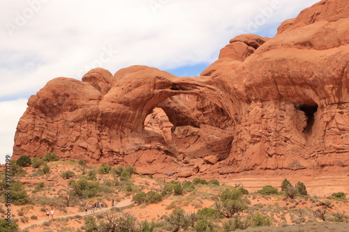 Double Arch formation at Arches National Park