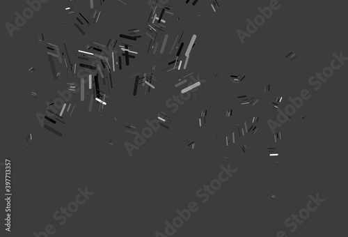 Light Black vector pattern with narrow lines.