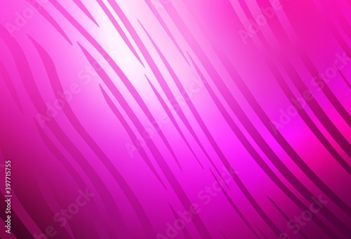 Light Pink vector blurred bright texture.