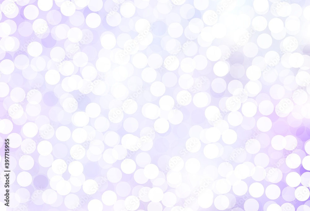 Light Purple vector layout with circle shapes. Light Purple vector layout with circle shapes.