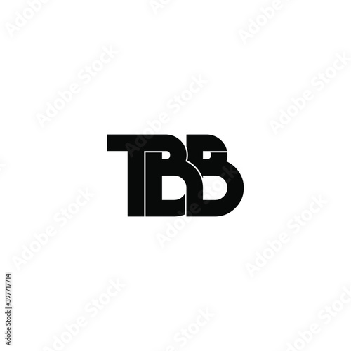 tbb letter original monogram logo design photo