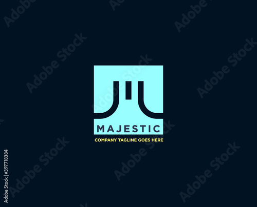 Creative letter M Concept company logo icon vector Design Template