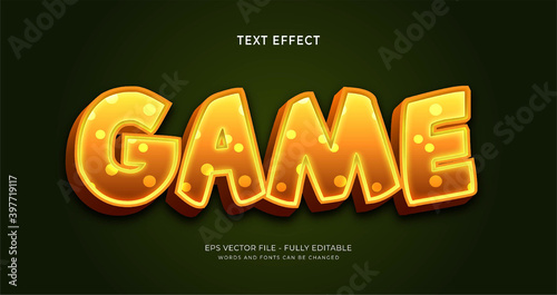 game text effect