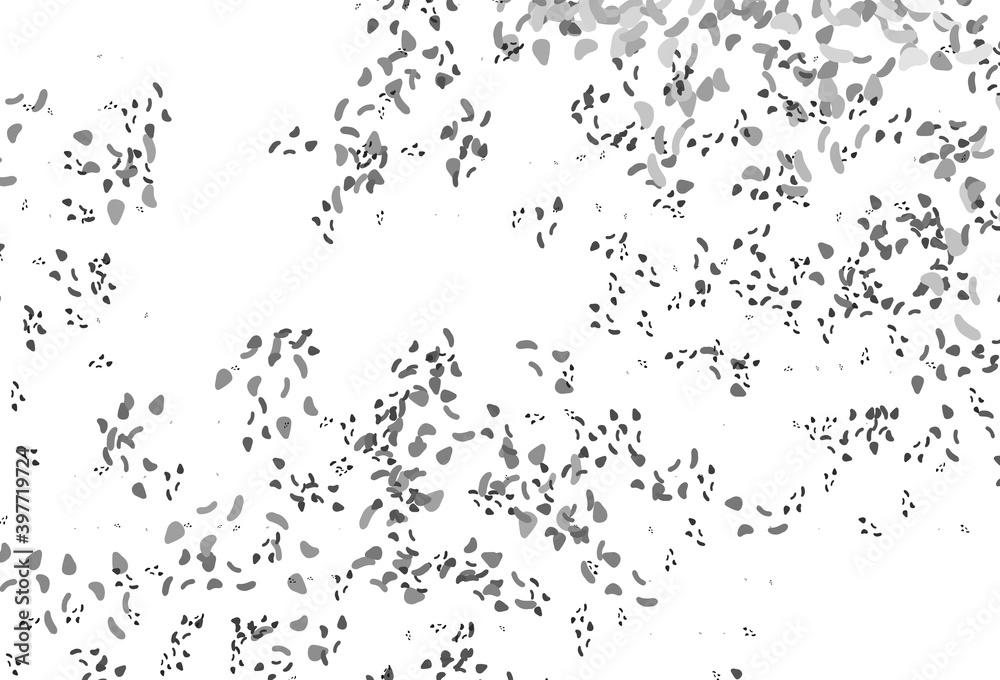 Light Silver, Gray vector template with memphis shapes. Light Silver, Gray vector template with memphis shapes.