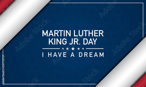 Martin Luther King Jr. Day Background. Vector Illustration.