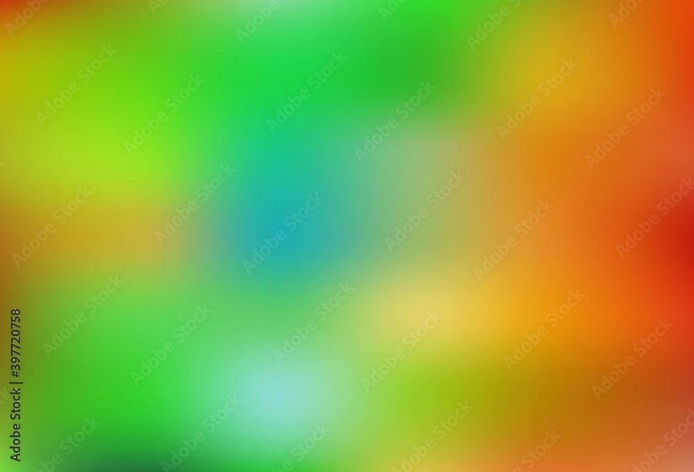 Light Multicolor vector glossy abstract backdrop.