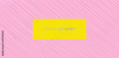 Paper cut irregular lines pattern in perspective. Geometric wallpaper with stripes. Cover design template. Can be used for advertising, marketing or presentation.