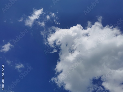 Blue sky and clouds