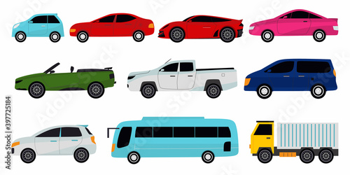 Collection of different car...