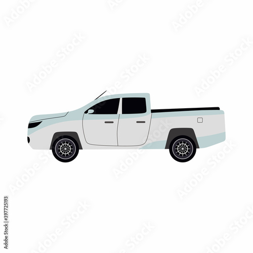 White double cabin pick up ...
