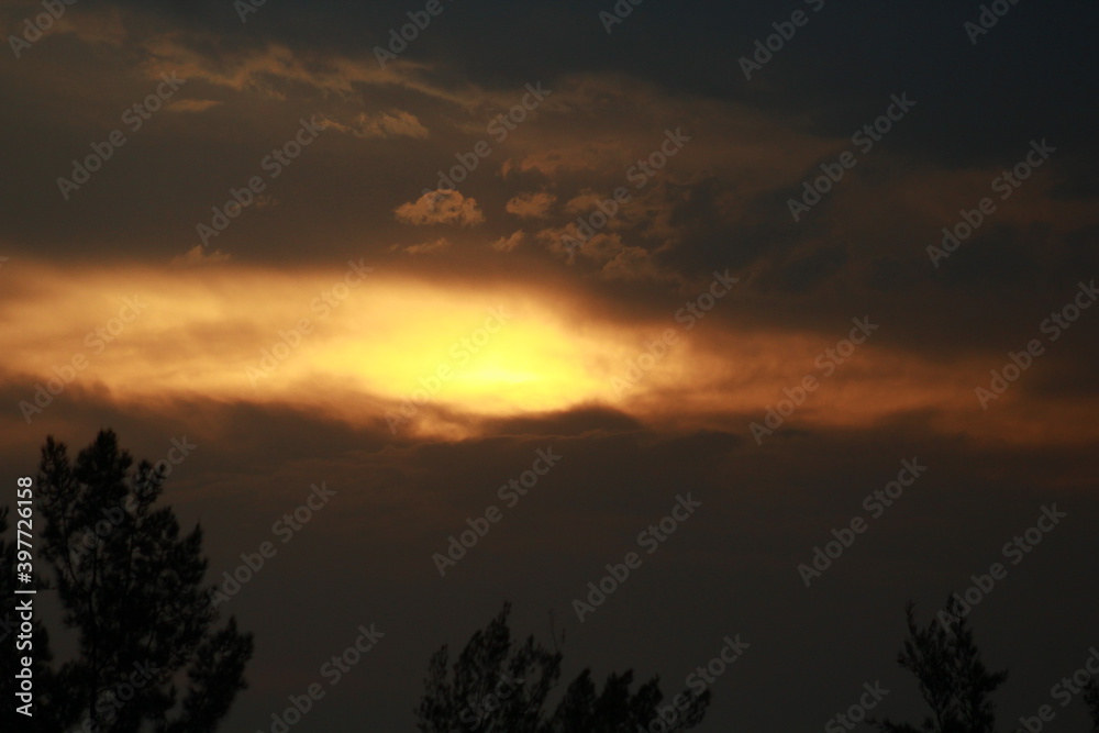 Nubes al Atardecer