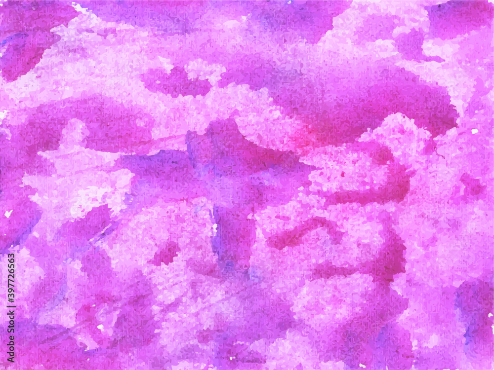 Watercolor background pink hand paint