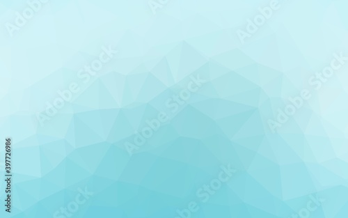 Light BLUE vector abstract polygonal layout.