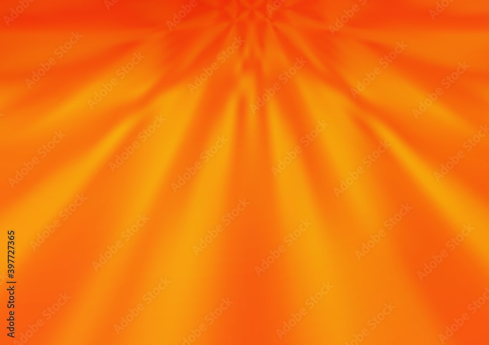 Obraz premium Light Orange vector abstract blurred background.