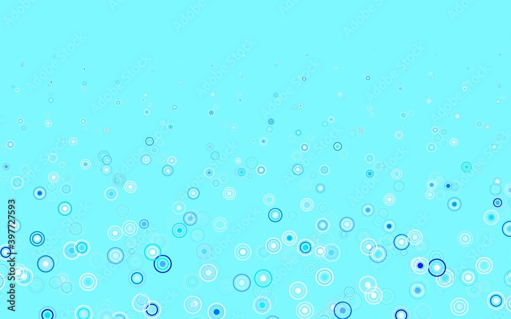 Light BLUE vector texture with disks. Light BLUE vector texture with disks.