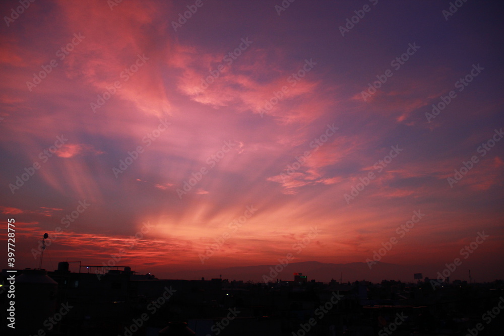 Obraz premium Atardecer
