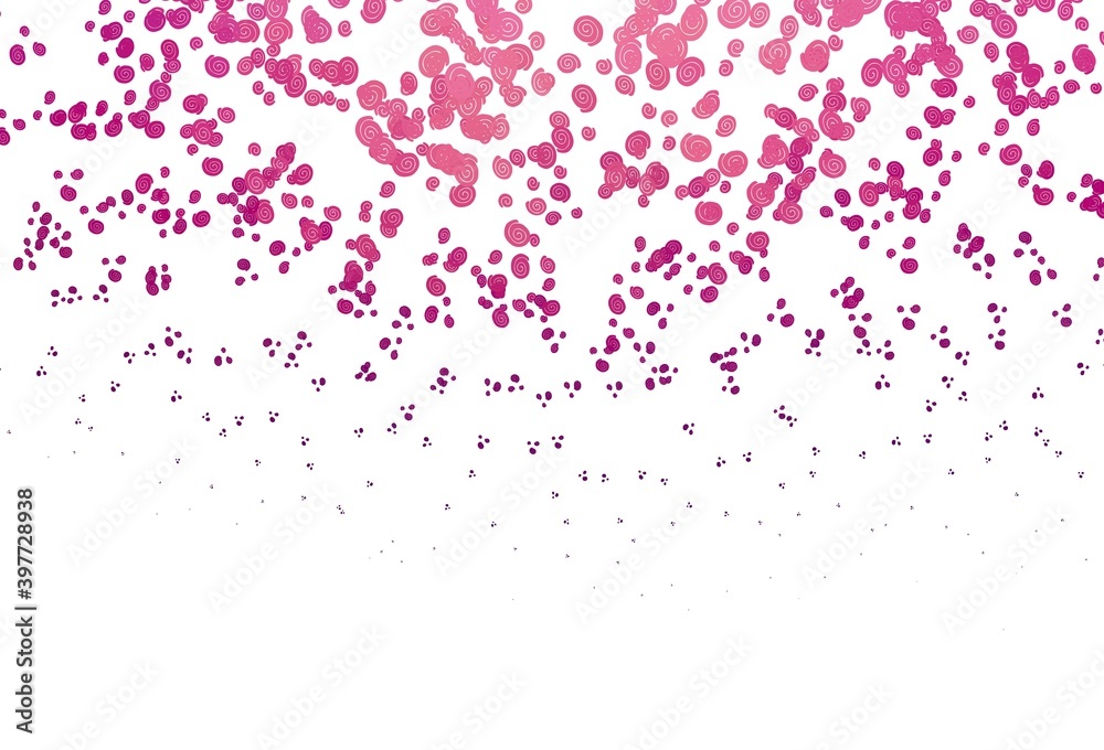 Light Purple vector backdrop with bent lines. Light Purple vector backdrop with bent lines.
