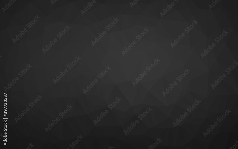 Dark Silver, Gray vector polygon abstract layout. Dark Silver, Gray vector polygon abstract layout.
