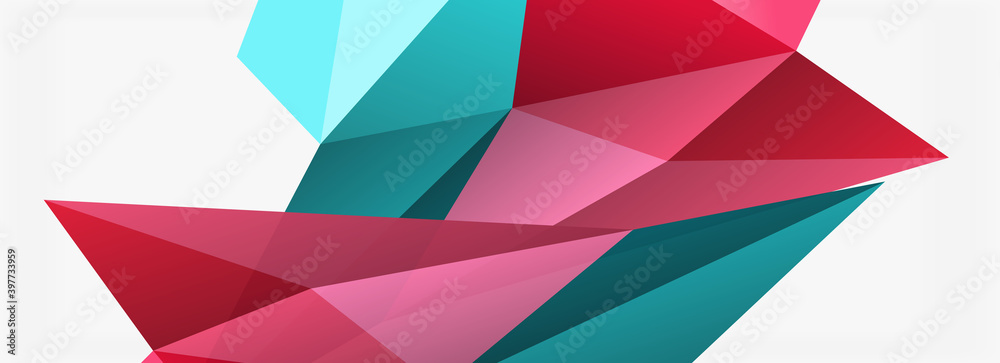3d mosaic abstract backgrounds, low poly shape geometric design 3d mosaic abstract backgrounds, low poly shape geometric design