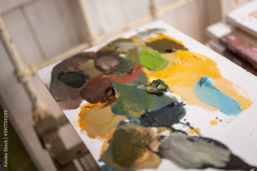 A painters palate A painters palate
