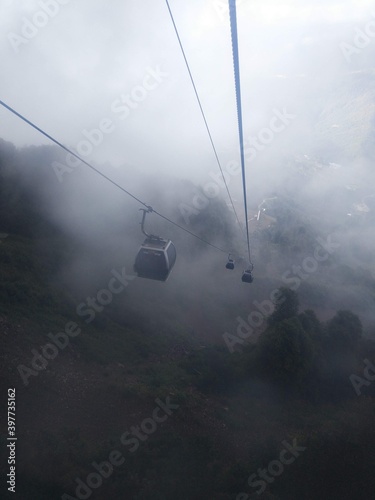 car on the mountain