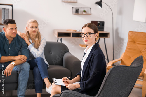 Psychologist working with y...