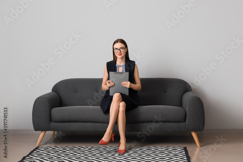 Portrait of female psycholo...