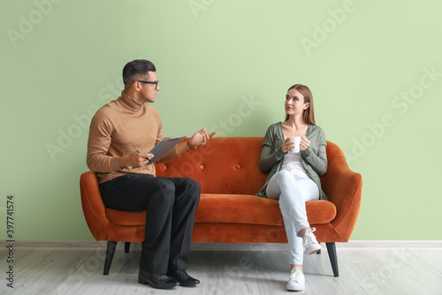 Psychologist working with y...