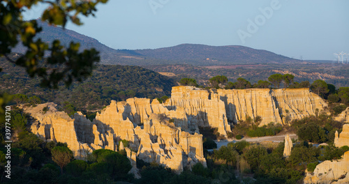 Landscapes of French Pyrenees rocks in la Sybille photo