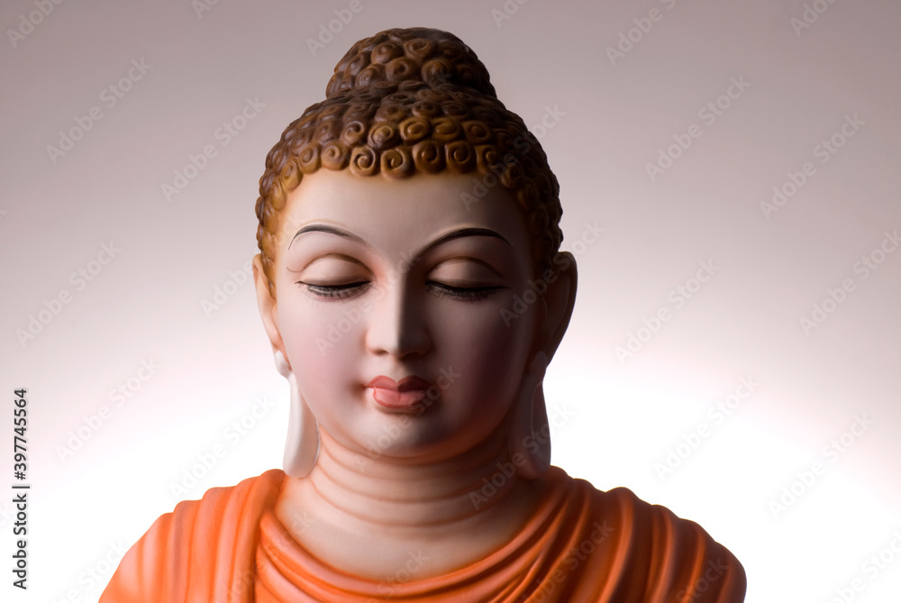 Lord Buddha statue in POP material Lord Buddha statue in POP material